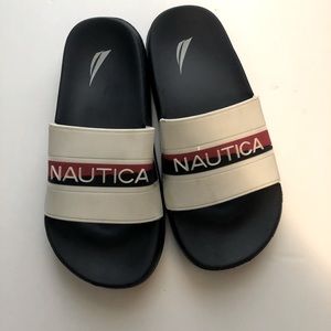 Nautica boy slide sandals size 13